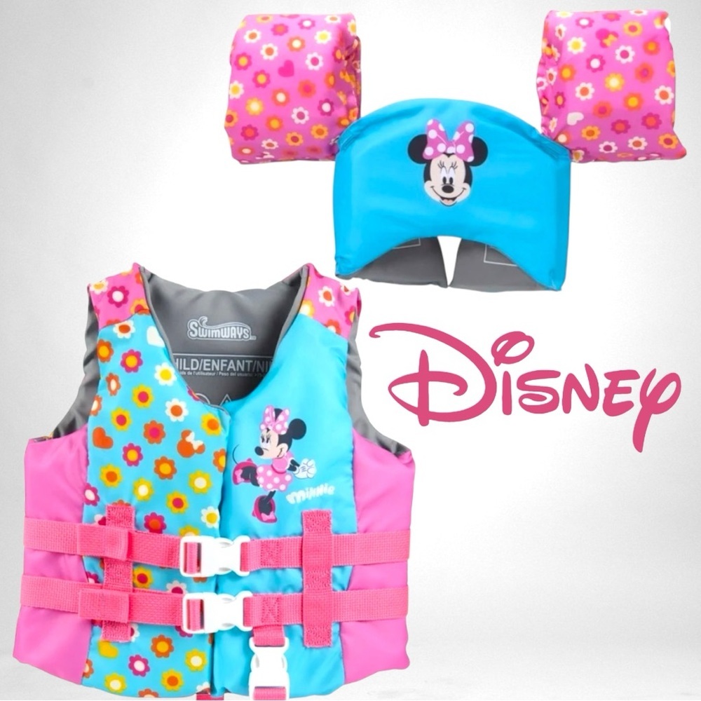 DISNEY Minnie Mouse Swim Vest and Swim Trainer (Child 33-55 lbs)